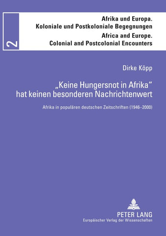 «Keine Hungersnot in Afrika» hat keinen besonderen Nachrichtenwert