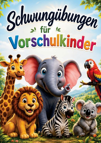 Schwungübungen Übungsheft für Vorschulkinder