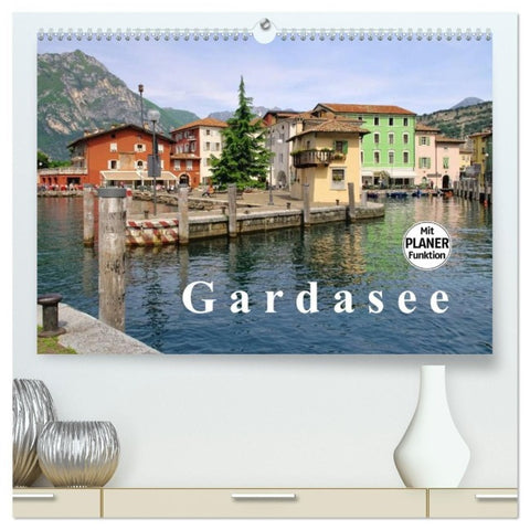 Gardasee (hochwertiger Premium Wandkalender 2027 DIN A2 quer), Kunstdruck in Hochglanz