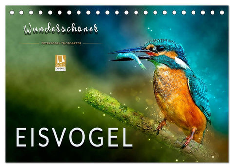 Wunderschöner Eisvogel (Tischkalender 2027 DIN A5 quer), CALVENDO Monatskalender