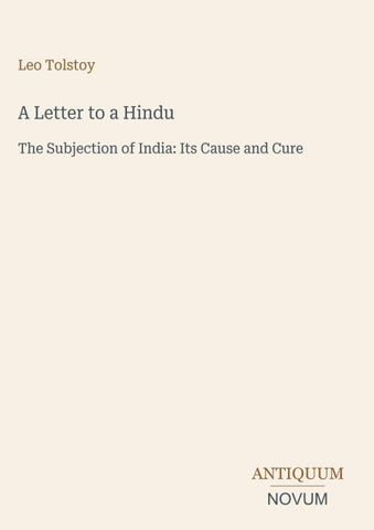 A Letter to a Hindu