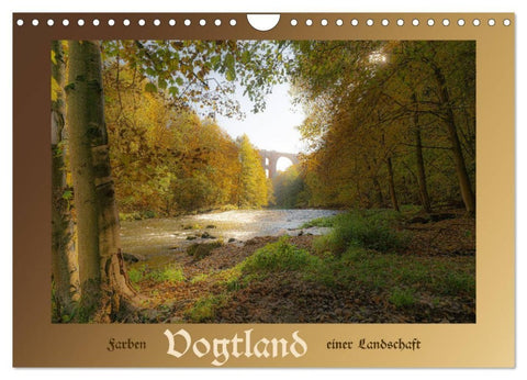 Vogtland - Farben einer Landschaft (Wandkalender 2027 DIN A4 quer), CALVENDO Monatskalender
