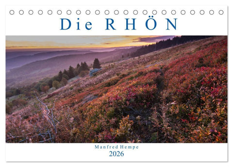 Die Rhön (Tischkalender 2026 DIN A5 quer), CALVENDO Monatskalender