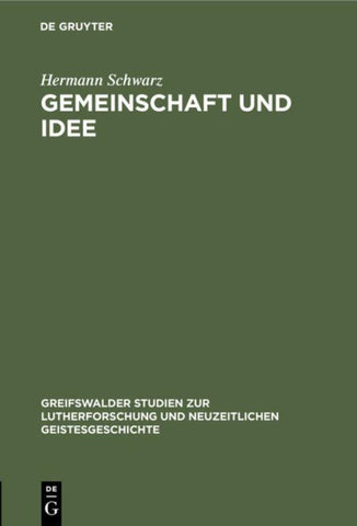 Gemeinschaft und Idee