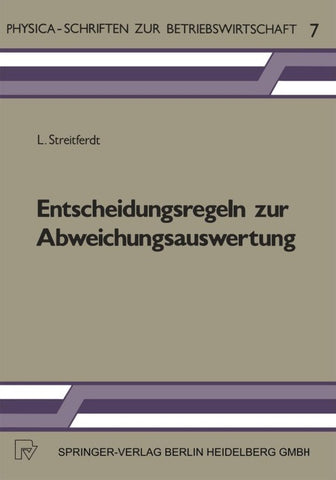 Entscheidungsregeln zur Abweichungsauswertung