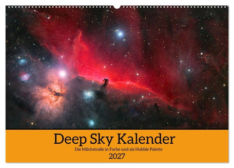Deep Sky Kalender (Wandkalender 2027 DIN A2 quer), CALVENDO Monatskalender