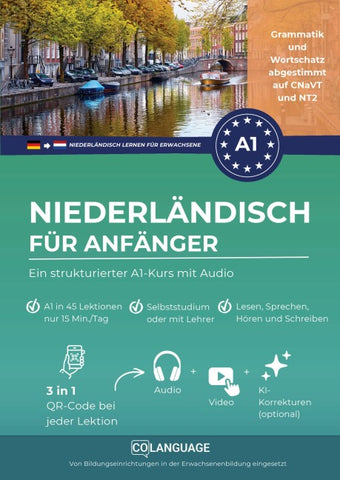 Niederländisch lernen für Anfänger - Ein strukturierter A1-Kurs mit Audio
