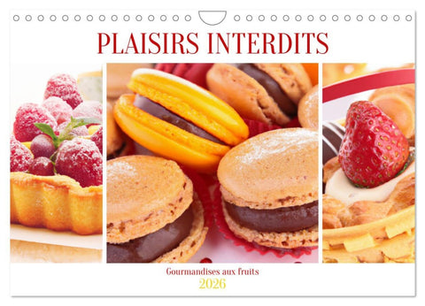 Plaisirs interdits (Calendrier mural 2026 DIN A4 vertical), CALVENDO calendrier mensuel