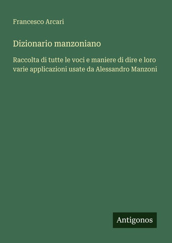 Dizionario manzoniano
