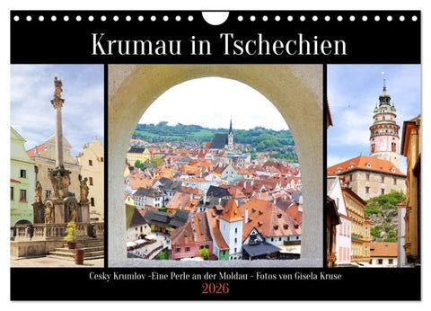 Krumau in Tschechien (Wandkalender 2026 DIN A4 quer), CALVENDO Monatskalender