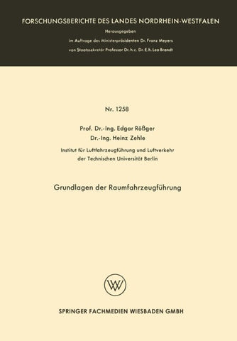 Grundlagen der Raumfahrzeugführung