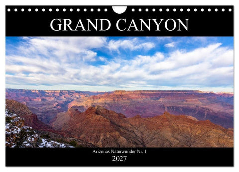 GRAND CANYON - Einblicke (Wandkalender 2027 DIN A4 quer), CALVENDO Monatskalender