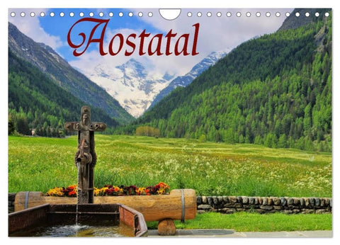 Aostatal (Wandkalender 2026 DIN A4 quer), CALVENDO Monatskalender