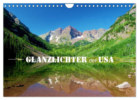 Glanzlichter der USA (Wandkalender 2026 DIN A4 quer), CALVENDO Monatskalender