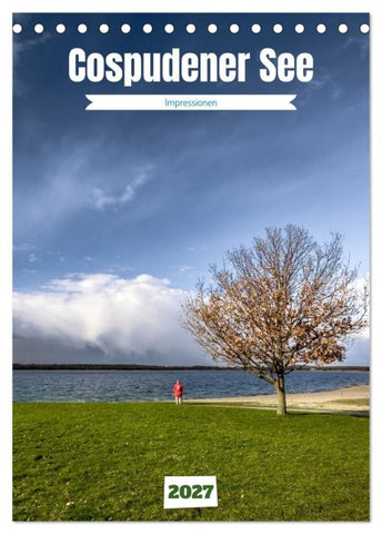Cospudener See (Tischkalender 2027 DIN A5 hoch), CALVENDO Monatskalender