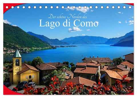 Der schöne Norden des Lago di Como (Tischkalender 2026 DIN A5 quer), CALVENDO Monatskalender