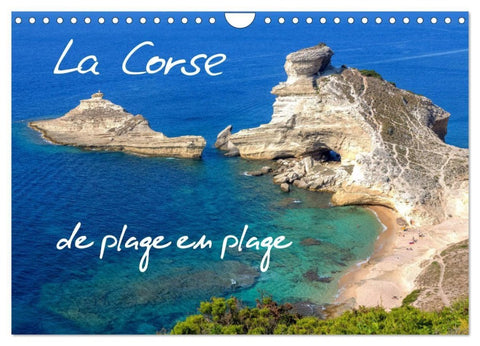 La Corse de plage en plage (Calendrier mural 2027 DIN A4 vertical), CALVENDO calendrier mensuel