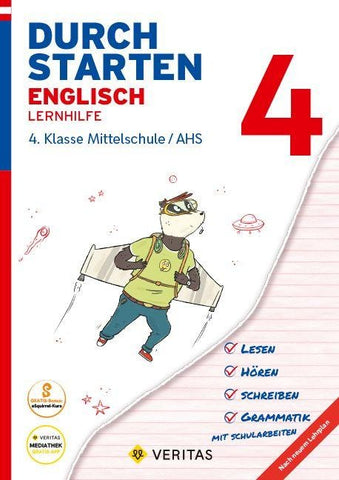 Durchstarten Englisch 4. Klasse Mittelschule/AHS Lernhilfe (mit Audio-CD)
