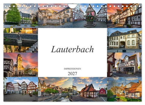 Lauterbach Impressionen (Wandkalender 2027 DIN A4 quer), CALVENDO Monatskalender