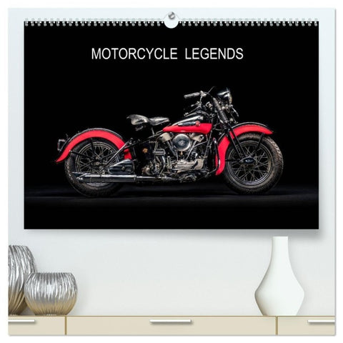 Motorcycle Legends (High Quality Premium Wall Calendar 2027 DIN A2 landscape),CALVENDO 12 Month Wall Calendar