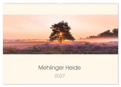 Mehlinger Heide (Wandkalender 2027 DIN A2 quer), CALVENDO Monatskalender