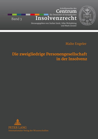 Die zweigliedrige Personengesellschaft in der Insolvenz