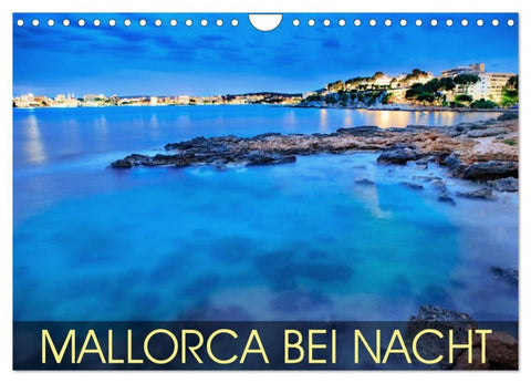MALLORCA BEI NACHT (Wandkalender 2027 DIN A4 quer), CALVENDO Monatskalender