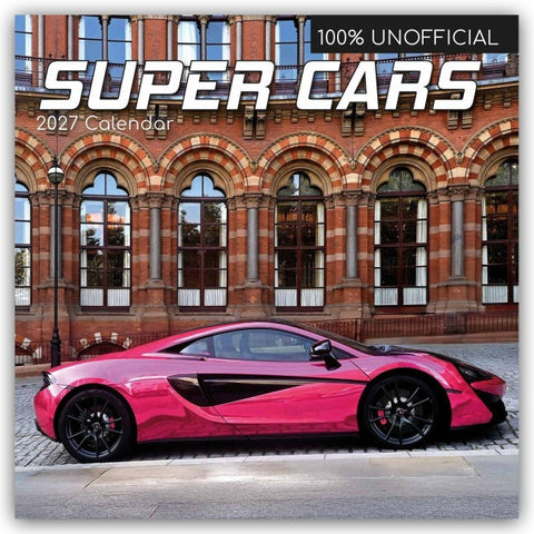 Super Cars – Traumautos 2027 – 16-Monatskalender
