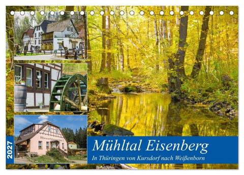 Mühltal Eisenberg (Tischkalender 2027 DIN A5 quer), CALVENDO Monatskalender