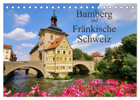 Bamberg und Fränkische Schweiz (Tischkalender 2027 DIN A5 quer), CALVENDO Monatskalender