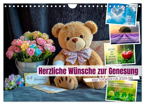 Herzliche Wünsche zur Genesung (Wandkalender 2027 DIN A4 quer), CALVENDO Monatskalender