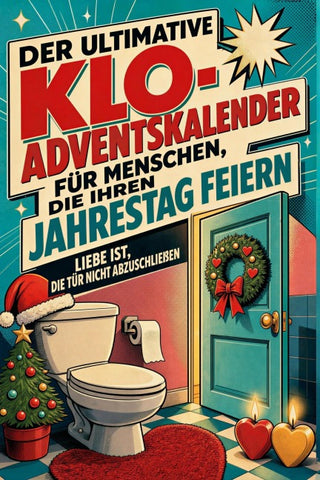 Der ultimative Klo-Adventskalender für Menschen, die ihren Jahrestag feiern