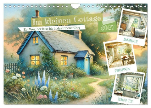 Im kleinen Cottage (Wandkalender 2027 DIN A4 quer), CALVENDO Monatskalender