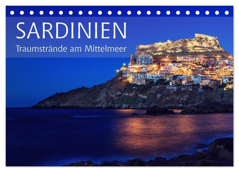 Sardinien - Traumstrände am Mittelmeer (Tischkalender 2026 DIN A5 quer), CALVENDO Monatskalender