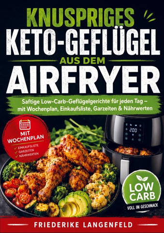 Knuspriges Keto-Geflügel aus dem Airfryer