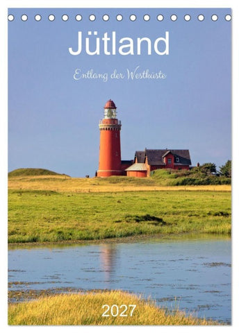 Jütland. Entlang der Westküste (Tischkalender 2027 DIN A5 hoch), CALVENDO Monatskalender