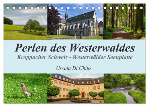 Perlen des Westerwaldes (Tischkalender 2026 DIN A5 quer), CALVENDO Monatskalender