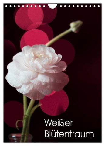 Weißer Blütentraum (Wandkalender 2027 DIN A4 hoch), CALVENDO Monatskalender