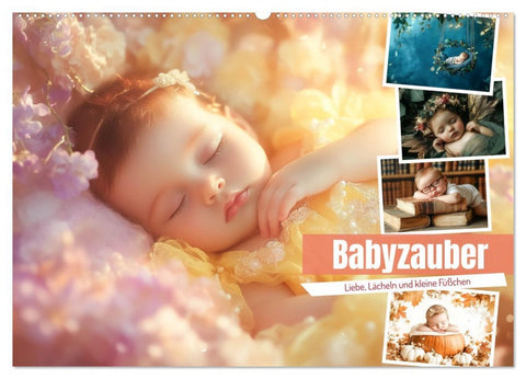 Babyzauber (Wandkalender 2026 DIN A2 quer), CALVENDO Monatskalender