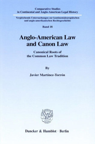 Anglo-American Law and Canon Law.