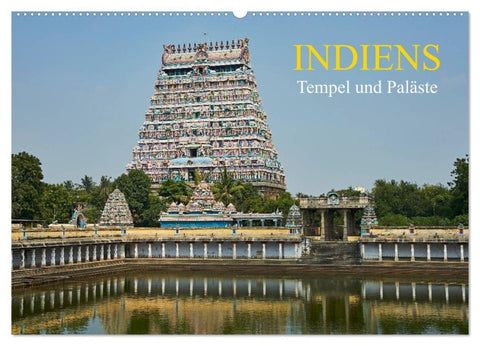 Indiens Tempel und Paläste (Wandkalender 2026 DIN A2 quer), CALVENDO Monatskalender