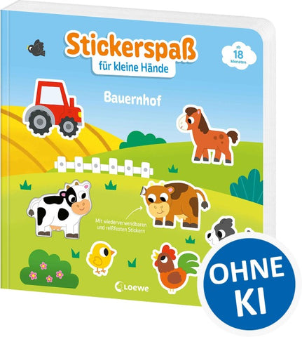 Stickerspaß für kleine Hände - Bauernhof
