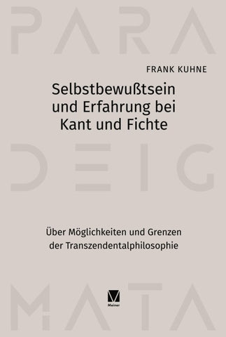 Selbstbewußtsein und Erfahrung bei Kant und Fichte