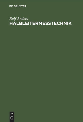 Halbleitermesstechnik