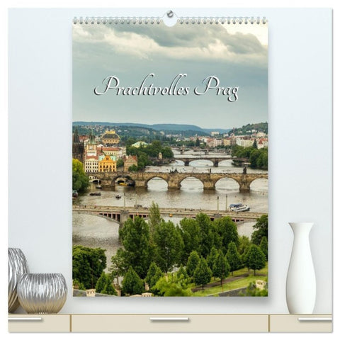 Prachtvolles Prag (hochwertiger Premium Wandkalender 2027 DIN A2 hoch), Kunstdruck in Hochglanz