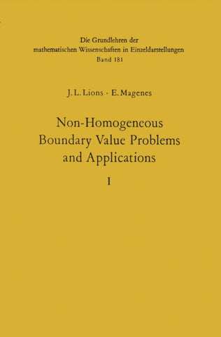 Non-Homogeneous Boundary Value Problems and Applications