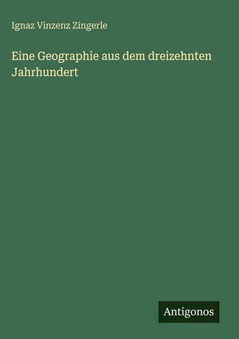 Eine Geographie aus dem dreizehnten Jahrhundert