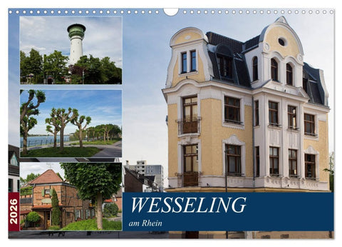Wesseling am Rhein (Wandkalender 2026 DIN A3 quer), CALVENDO Monatskalender