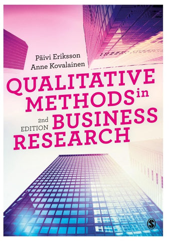 Qualitative Methods in Business Research