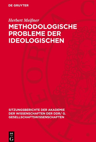 Methodologische Probleme der ideologischen Auseinandersetzung unter dem Einfluß der friedlichen Koexistenz